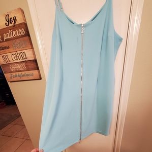 Rebel Wilson Blue Dress